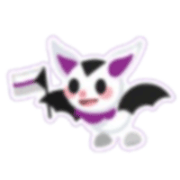 Demisexual Bat Sticker  - Rare from Pride Sticker Pack